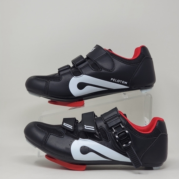 Peloton Size 40 US Men\'s 7 Women\'s 9 Cycling Black Bike Shoes PL-SH-B-40